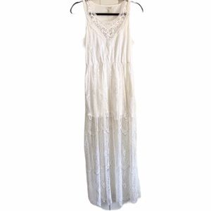 NWT Forever 21 Bohemian Cottage Core White Dress